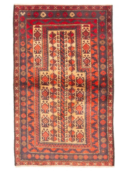 Tapis teimani 2'10" x 4'5" en laine