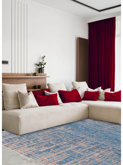 Indian Tangier 8'2" x 9'11" Hand-knotted Wool Rug 