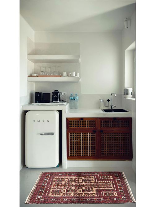 Tapis teimani 2'10" x 3'8" en laine