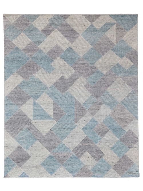 Indian Tangier 8'3" x 9'10" Hand-knotted Wool Rug 