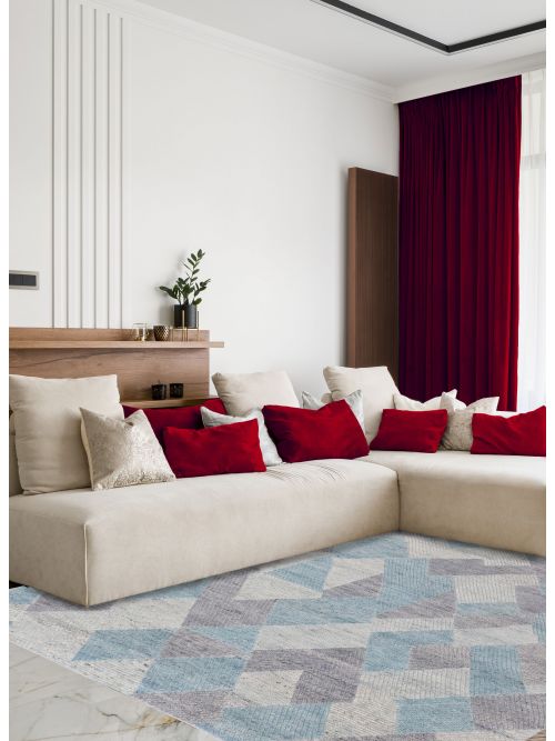 Indian Tangier 8'3" x 9'10" Hand-knotted Wool Rug 