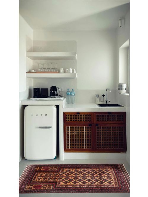 Tapis teimani 2'7" x 4'4" en laine