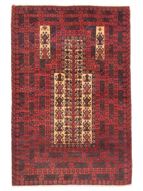 Tapis teimani 2'9" x 4'2" en laine