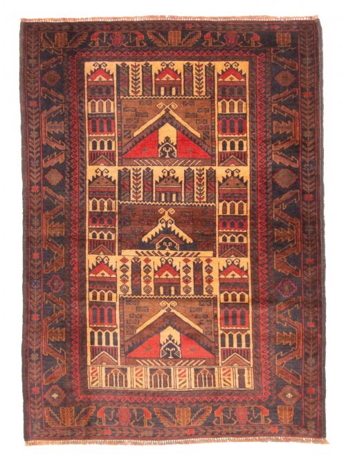 Tapis teimani 3'0" x 4'1" en laine