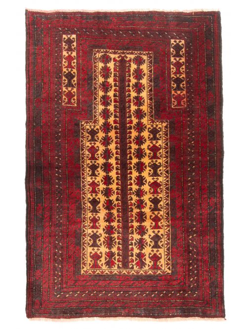 Tapis teimani 2'9" x 4'4" en laine