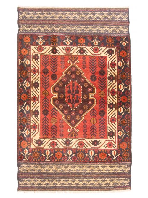 Tapis teimani 2'8" x 4'2" en laine