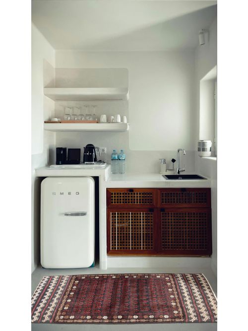 Tapis teimani 2'9" x 4'5" en laine