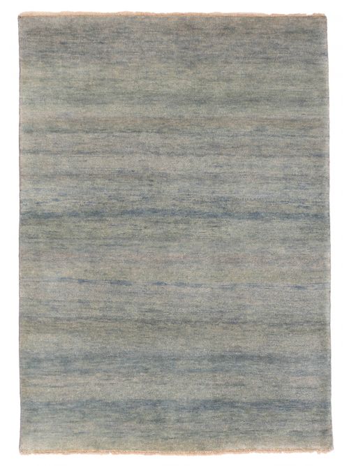 Pakistani Pak Finest Gabbeh 4'2" x 6'0" Hand-knotted Wool Rug 