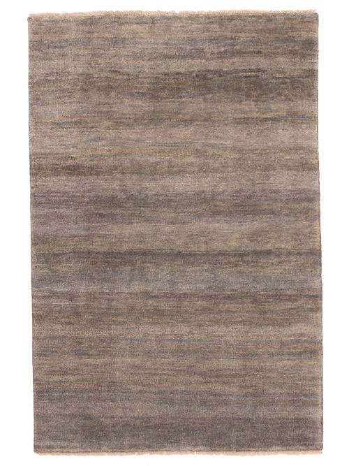 Pakistani Pak Finest Gabbeh 3'11" x 6'0" Hand-knotted Wool Rug 