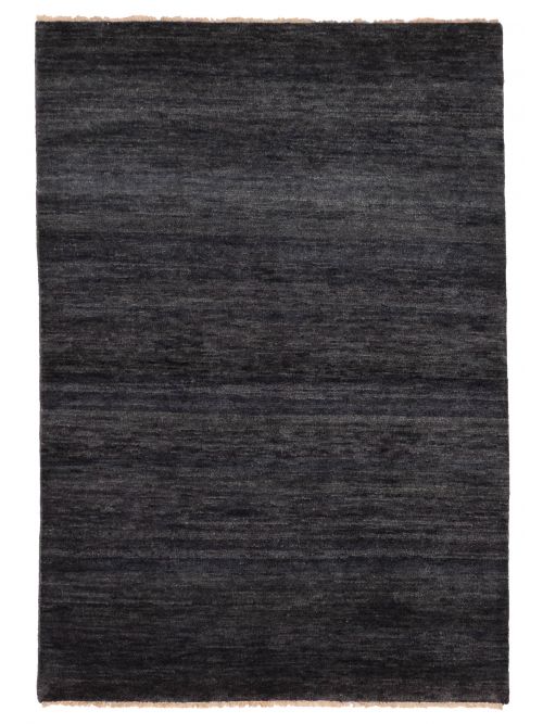 Pakistani Pak Finest Gabbeh 4'1" x 5'11" Hand-knotted Wool Rug 