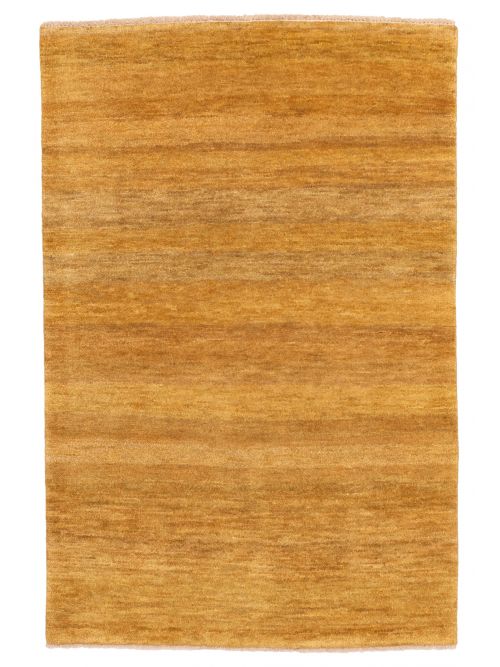 Pakistani Pak Finest Gabbeh 3'11" x 5'11" Hand-knotted Wool Rug 