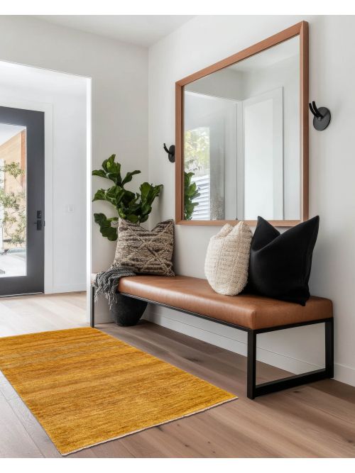 Pakistani Pak Finest Gabbeh 3'11" x 5'11" Hand-knotted Wool Rug 