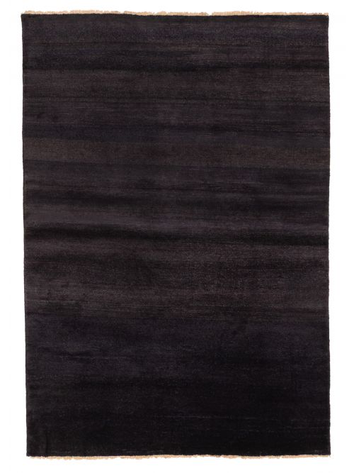 Pakistani Pak Finest Gabbeh 4'0" x 5'9" Hand-knotted Wool Rug 
