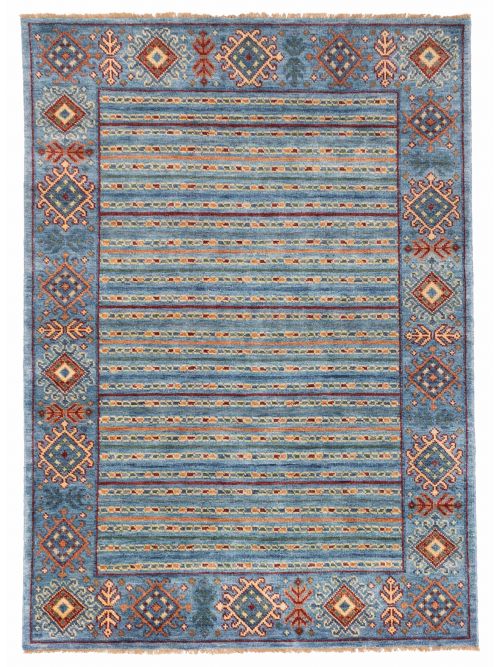 Pakistani Peshawar Ziegler 5'8" x 7'10" Hand-knotted Wool Rug 