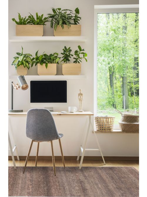 Pakistani Pak Finest Gabbeh 4'1" x 5'11" Hand-knotted Wool Rug 