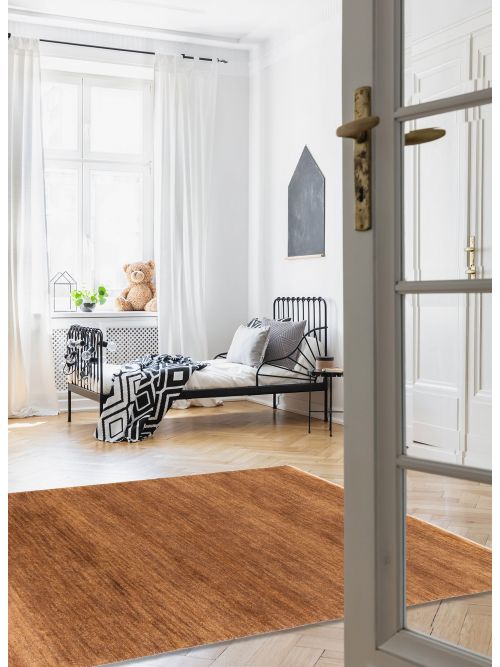 Pakistani Pak Finest Gabbeh 4'0" x 6'0" Hand-knotted Wool Rug 