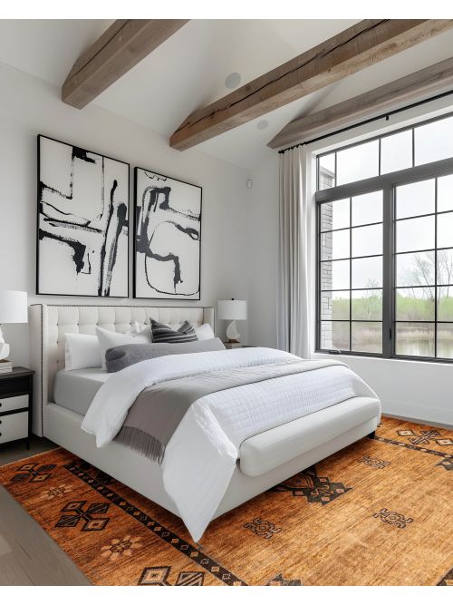 Indian Jules Serapi 8'1" x 9'10" Hand-knotted Wool Rug 