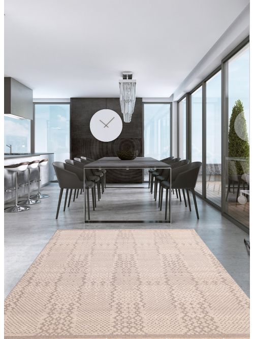 Indian Tangier 8'3" x 10'3" Hand-knotted Wool Rug 