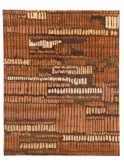 Indian Tangier 8'1" x 9'10" Hand-knotted Wool Rug 