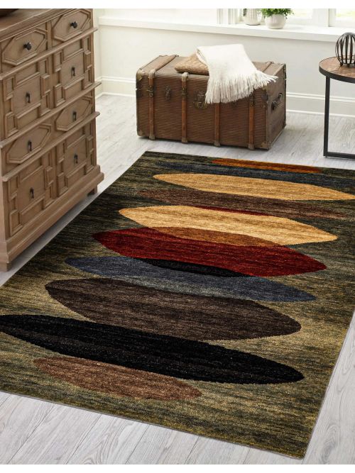 Tapis peshawar ziegler 5'0" x 6'11" en laine