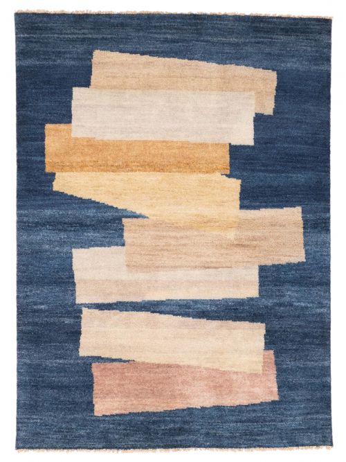 Pakistani Peshawar Ziegler 5'0" x 6'11" Hand-knotted Wool Rug 