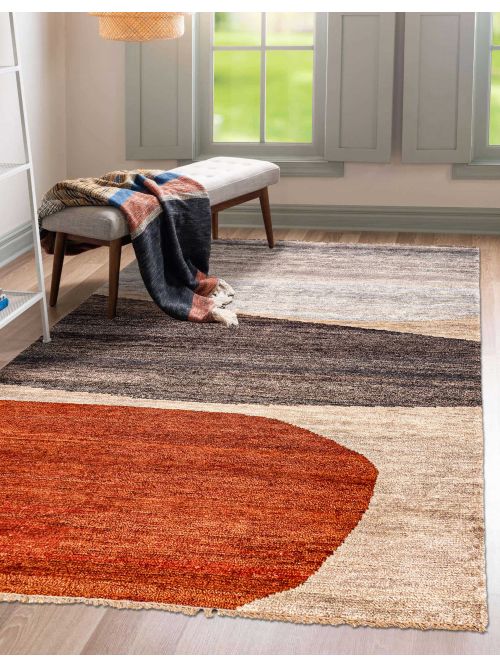 Tapis peshawar ziegler 4'11" x 6'8" en laine