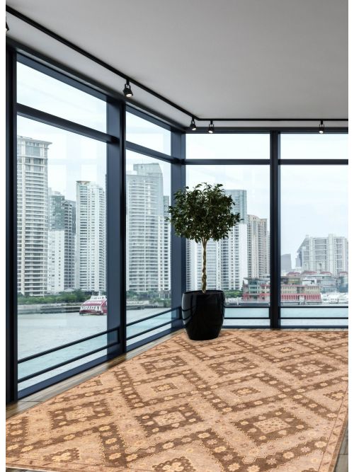 Indian Jules Serapi 9'0" x 12'0" Hand-knotted Wool Rug 