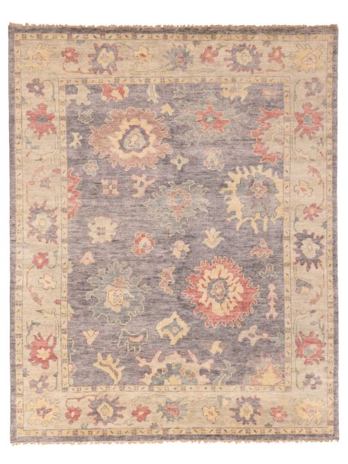 Indian Modern Oushak 7'10" x 9'11" Hand-knotted Wool Rug 