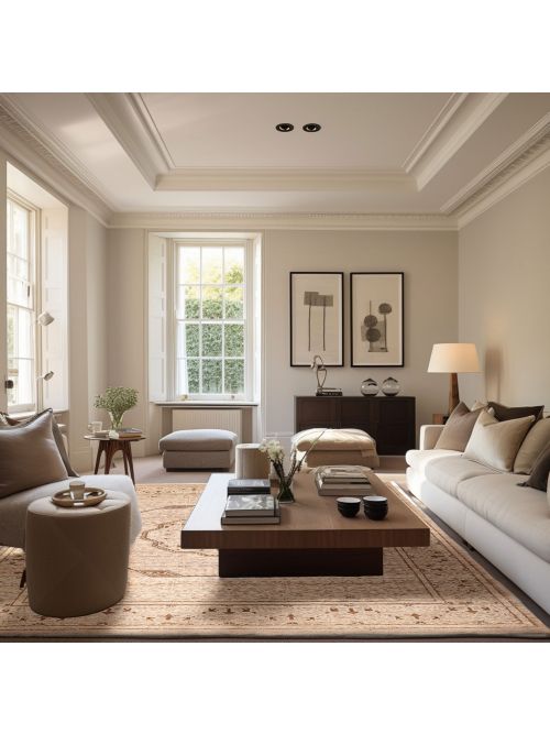 Indian Tangier 8'2" x 10'8" Hand-knotted Wool Rug 