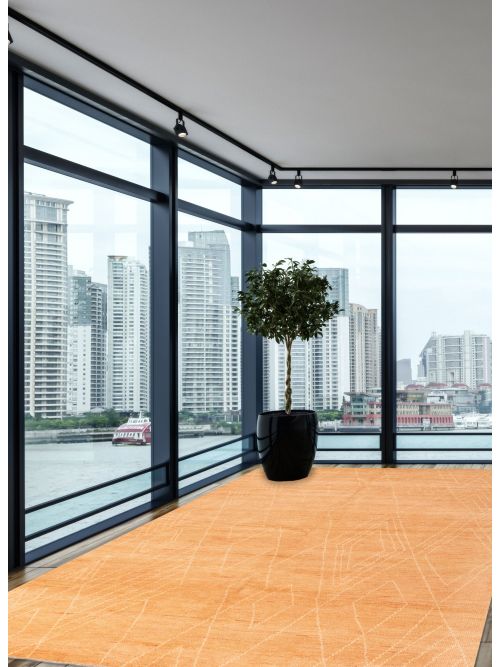 Indian Tangier 9'1" x 11'10" Hand-knotted Wool Rug 