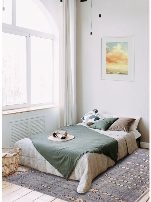 Pakistani Pak Finest Marrakesh 9'5" x 12'1" Hand-knotted Wool Rug 