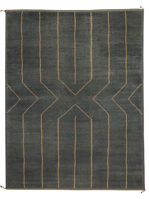 Pakistani Pak Finest Marrakesh 9'3" x 12'1" Hand-knotted Wool Rug 