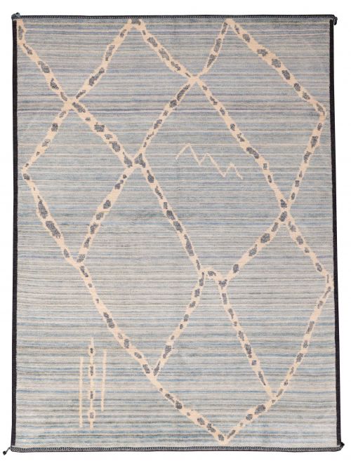 Pakistani Pak Finest Marrakesh 9'4" x 12'1" Hand-knotted Wool Rug 