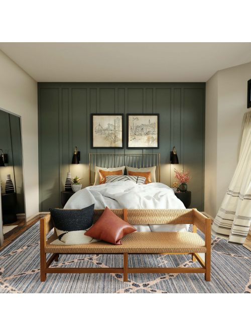 Pakistani Pak Finest Marrakesh 9'4" x 12'1" Hand-knotted Wool Rug 