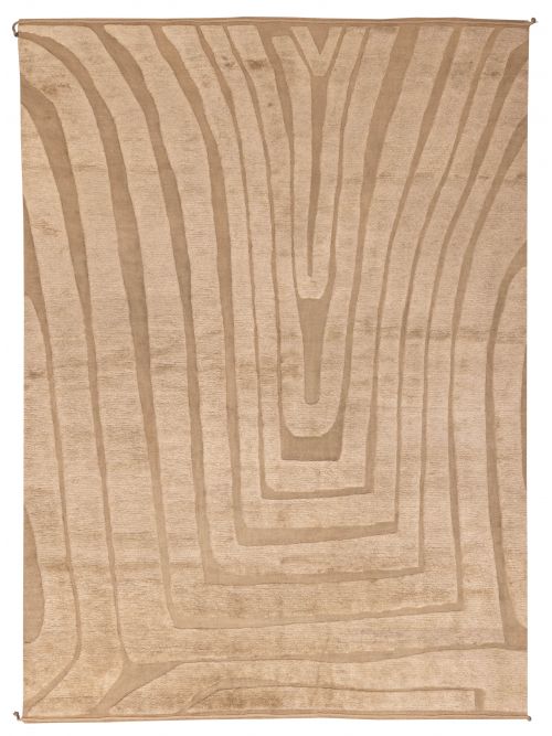 Pakistani Pak Finest Marrakesh 8'11" x 12'0" Hand-knotted Wool Rug 