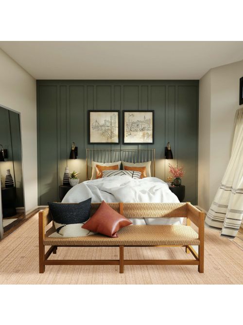 Indian Indo Gabbeh 8'3" x 9'10" Hand Loomed Wool Rug 