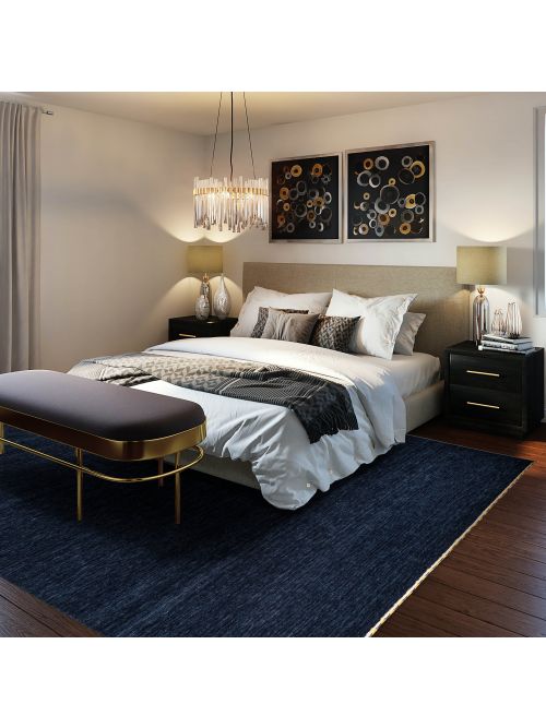 Indian Indo Gabbeh 8'3" x 9'10" Hand Loomed Wool Rug 