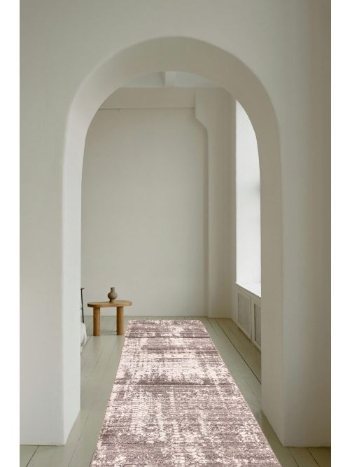 Indian Elysian 2'6" x 13'9" Hand Loomed Wool Runner Rug 