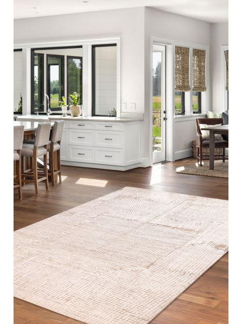 Indian Elysian 8'0" x 9'10" Hand Loomed Wool Rug 