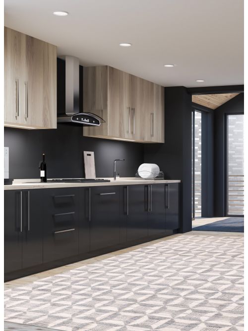 Indian Elysian 7'10" x 9'11" Hand Loomed Wool Rug 