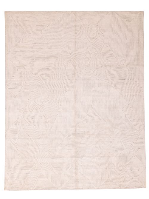 Indian Elysian 7'10" x 9'10" Hand Loomed Wool Rug 
