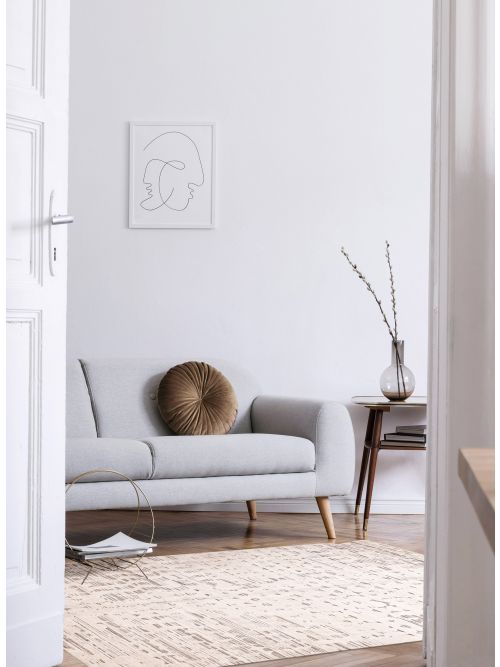 Indian Elysian 7'11" x 9'10" Hand Loomed Wool Rug 