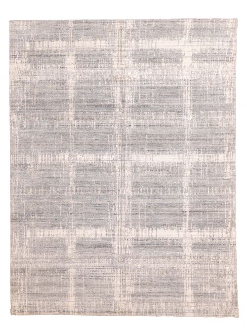 Indian Elysian 7'8" x 9'10" Hand Loomed Wool Rug 