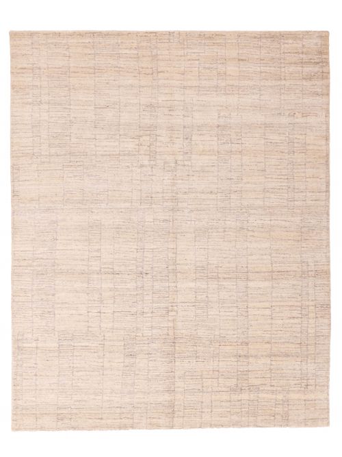 Indian Elysian 7'10" x 9'11" Hand Loomed Wool Rug 