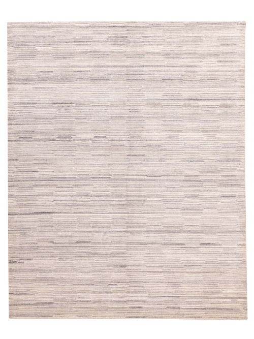 Indian Elysian 7'9" x 9'8" Hand Loomed Wool Rug 