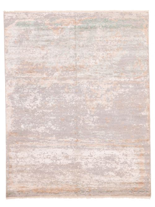 Indian Legacy 7'11" x 9'10" Hand-knotted Silk & Wool Rug 