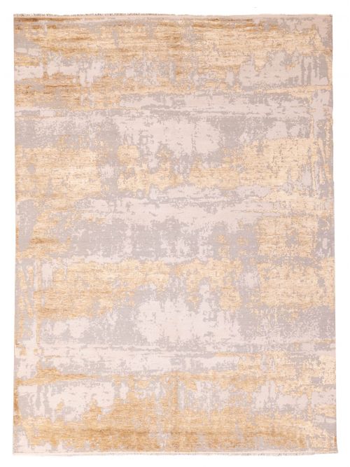 Indian Legacy 9'0" x 12'0" Hand-knotted Silk & Wool Rug 