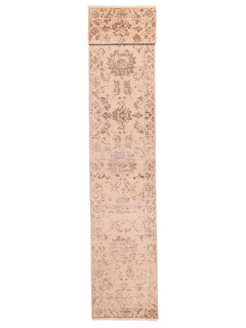 Tapis héritage 2'6" x 16'2" en laine & soie artificielle