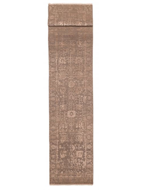 Tapis héritage 2'6" x 13'10" en laine & soie artificielle