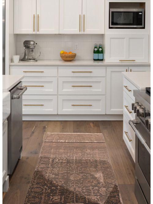 Tapis héritage 2'6" x 13'10" en laine & soie artificielle